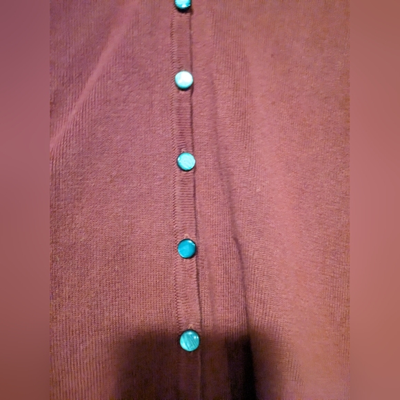 Caslon Red Cardigan- M/L - Picture 10 of 10